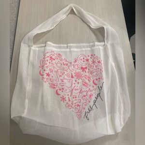 Free People Reusable Tote Holiday Print Large